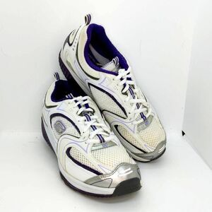 Skechers Shape Ups Womens Pre-owned White/Purple Walking Sneakers - sz. 8